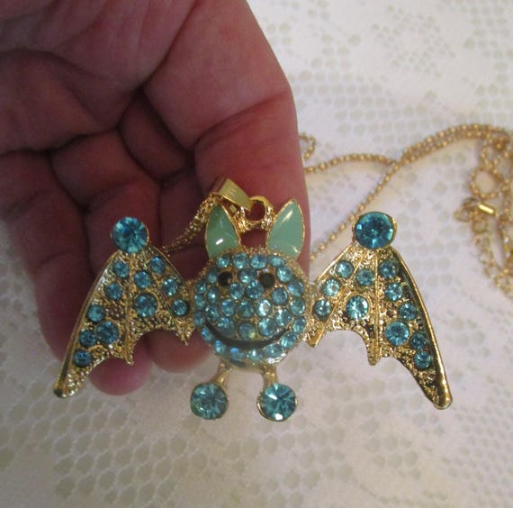 Halloween Bat Necklace