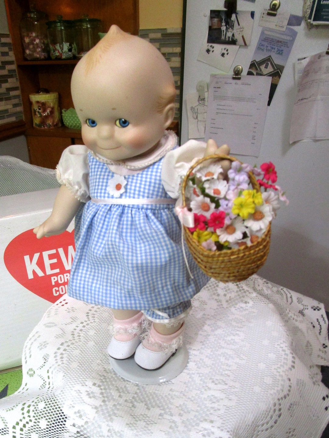 11 In, Kewpie Doll, Porcelain Doll, Danbury Mint, Bisque Doll, Vintage
