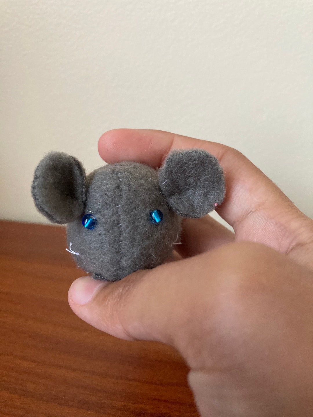 3 Grey Handsewn Plush Mouse - Etsy
