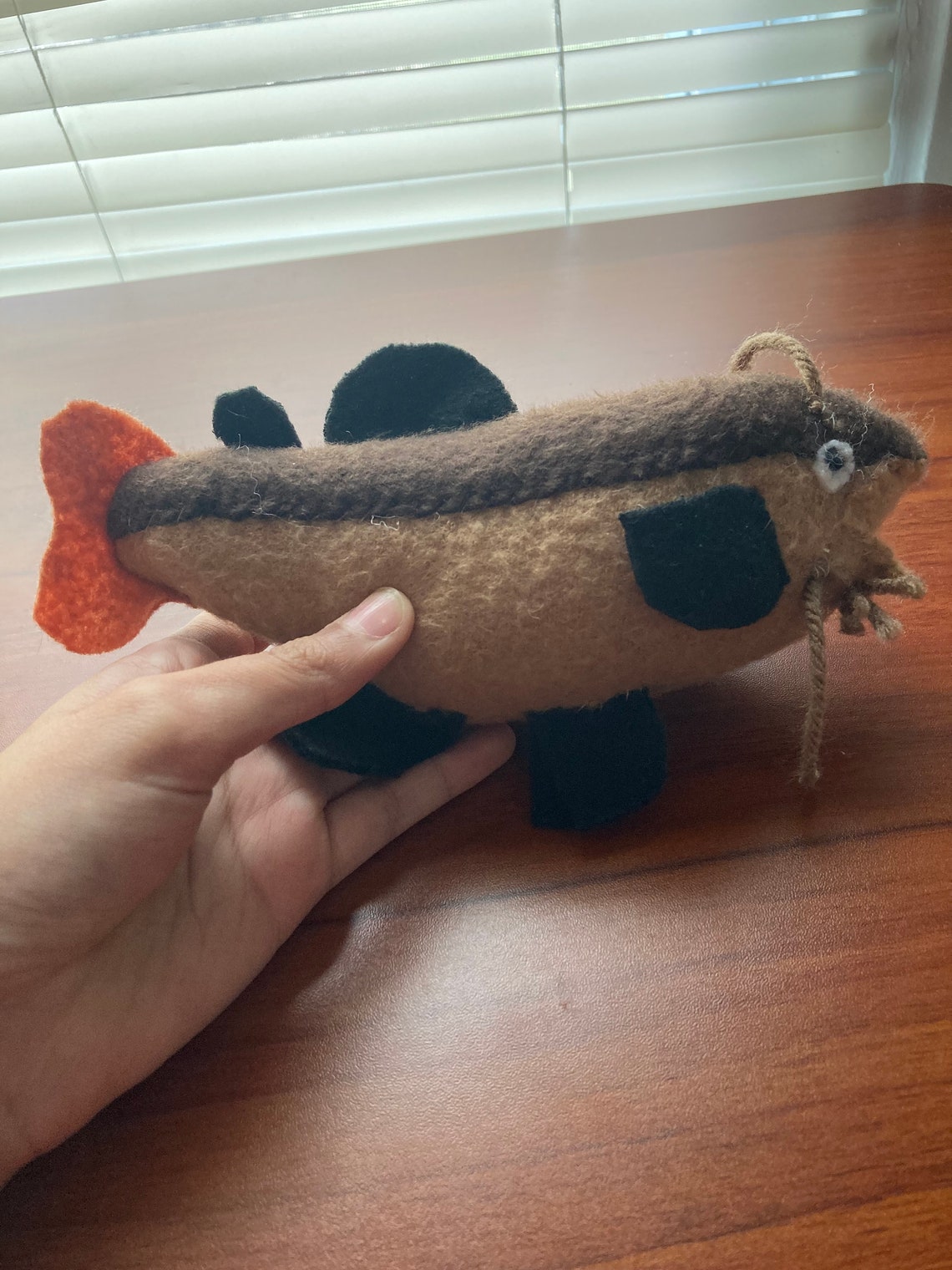 Realistic Cute Stuffed Animal Red Tailed Catfish Plush Etsy