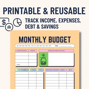 Paycheck Budget Planner, Editable Budget by Paycheck Template, PDF Printable Budget Tracker, Money Planner, Zero Based Budget Sheet Binder