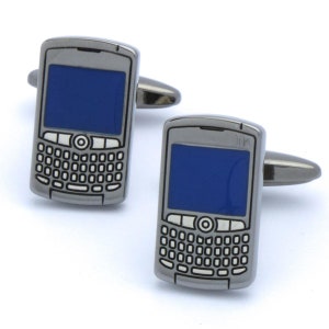 Cufflinks - Blackberry Blue and Black