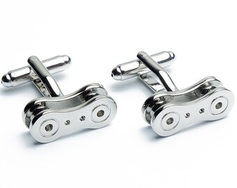 Cufflinks - Chain Link Bicycle Road Bike