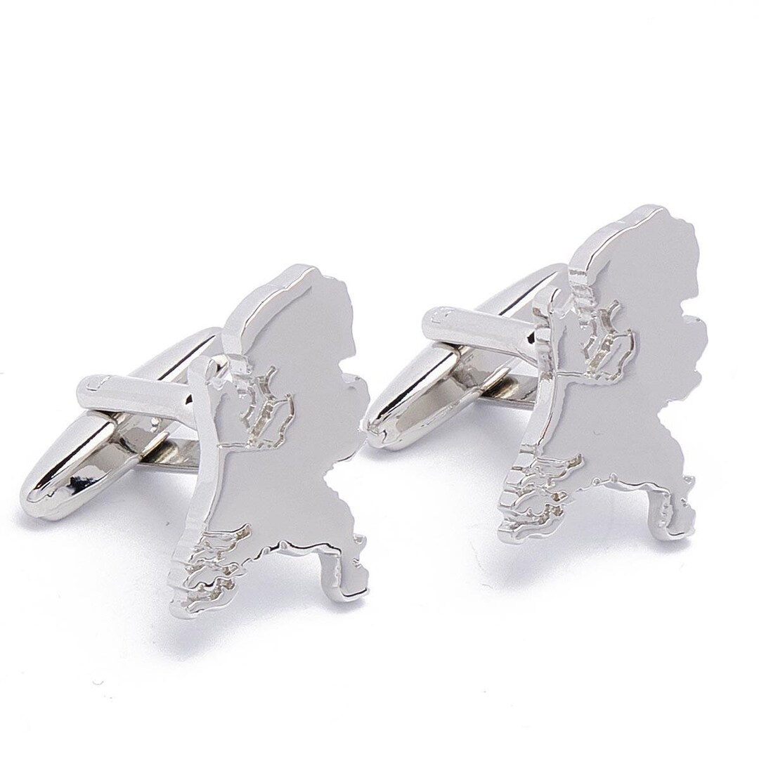 Cufflinks English Map Outline - Etsy