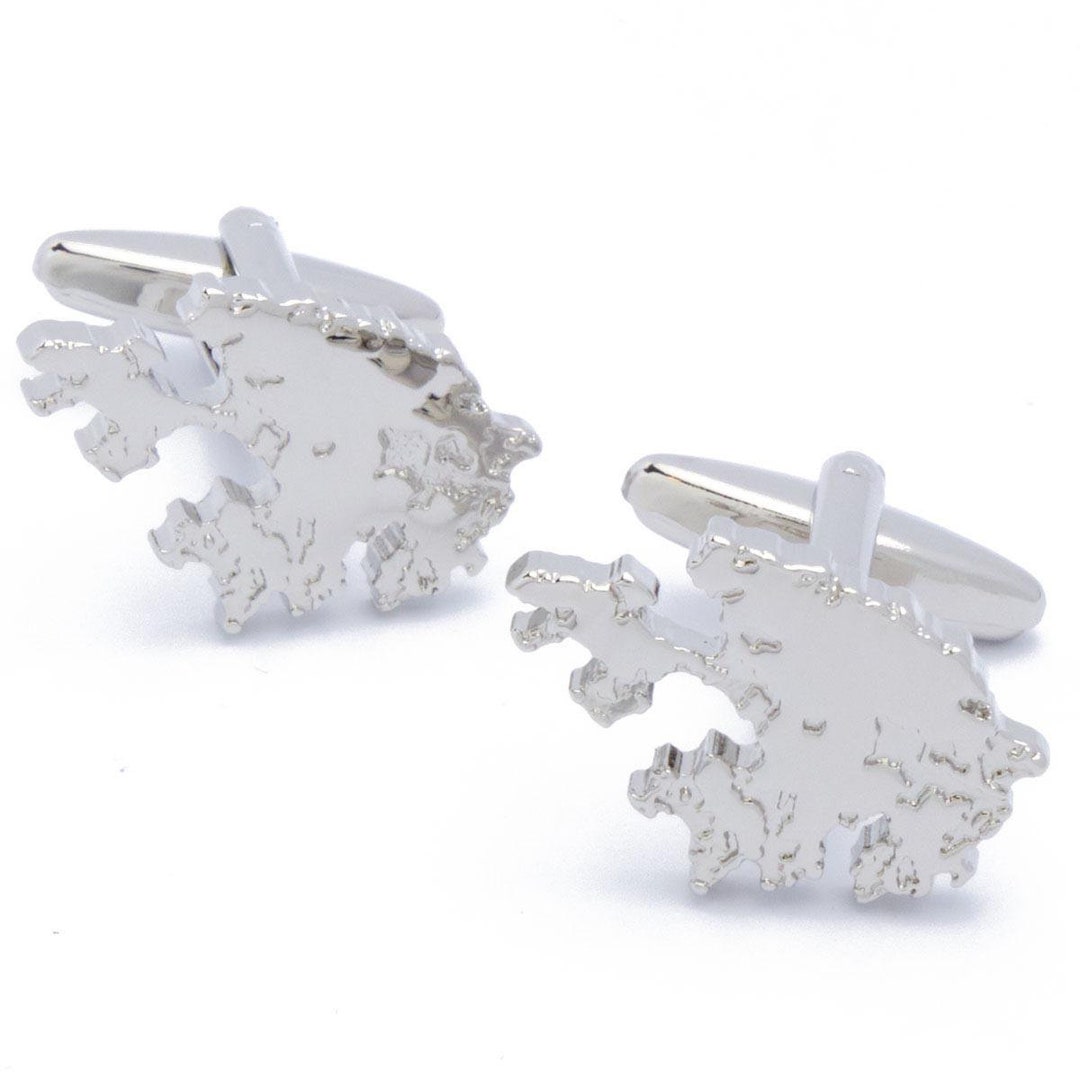 Cufflinks Hong Kong Map Outline Etsy