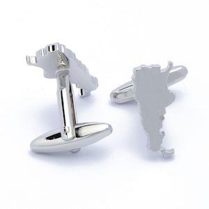 Argentina Map Cufflinks Argentina Map Cufflinks