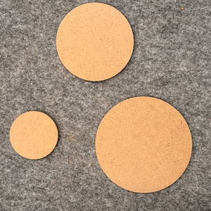 Runde MDF Formen 5 mm l verschiedene Größen