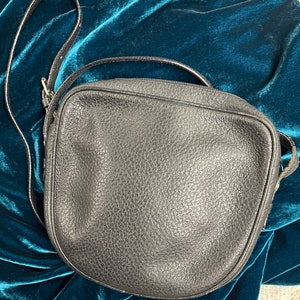 LANCEL Pebbled Leather Saddle Bag, GVC
