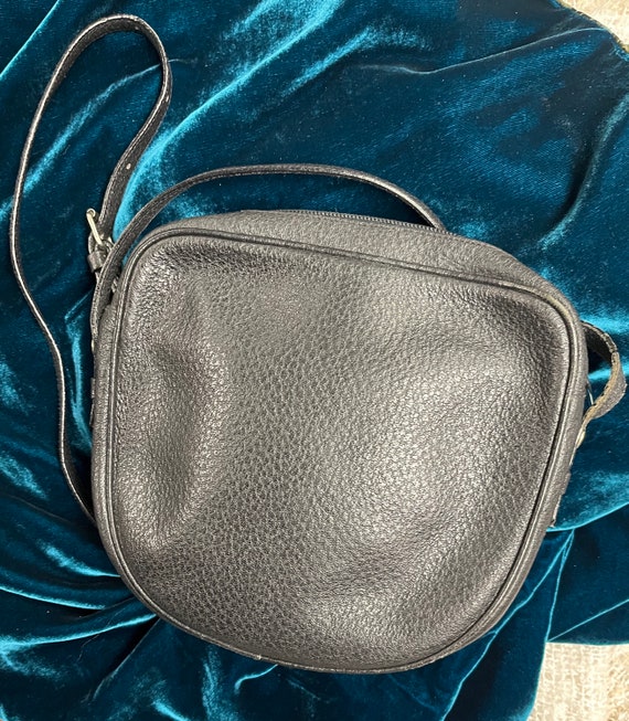 LANCEL Pebbled Leather Saddle Bag, GVC - image 2