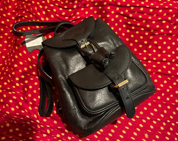 NWT Small leather Backpack NWT, 90’s - image 6