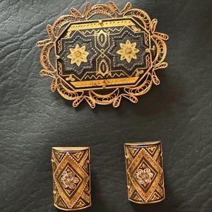 80’s Toledo Damascene Set, New