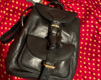 NWT Small leather Backpack NWT, 90’s