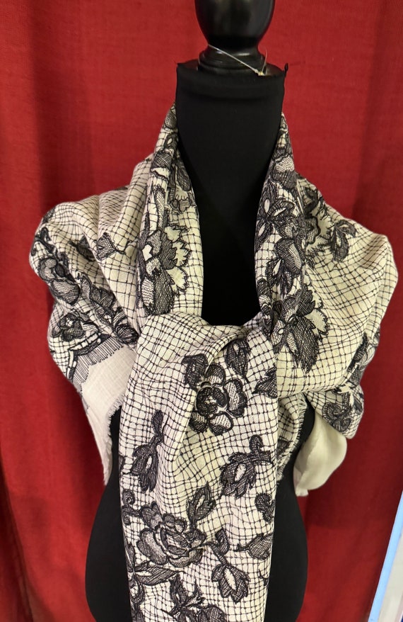 Woven Wool Scarf, Neiman’s NWT 90’s