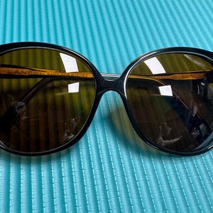 Lancel Paris Vintage 80’s Cateye Sunglasses Tortoise Brown Black Rhinestones Lancel Sunglasses - Etsy main image 2