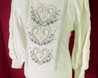 Bling Angora Lambswool Sweater, 80’s NWT