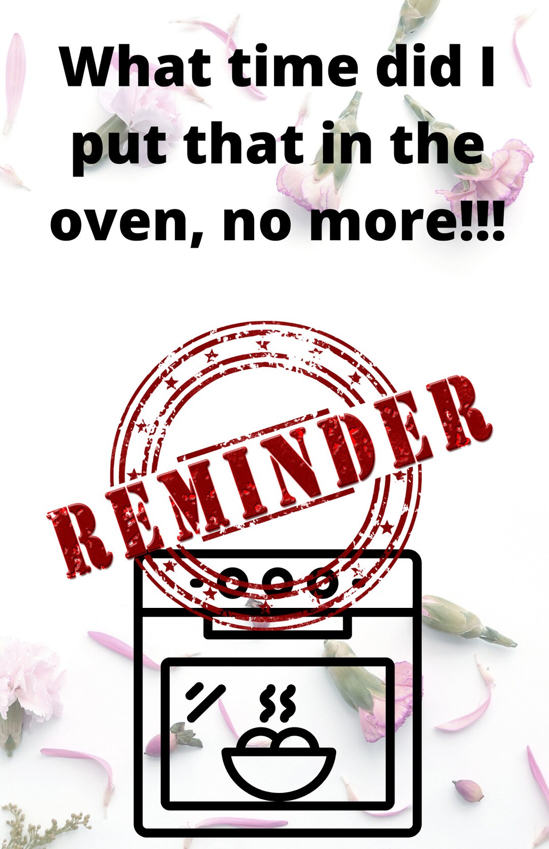 Cooking Reminders - Etsy