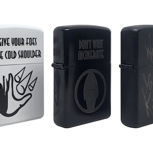 Customized Metal Bioshock Lighters (20+ Options or Create Your Own)