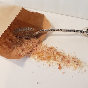 Herbal Soaking Salt Refill Bags / 3 oz. Refill bag/ No dyes only salt & essential oil