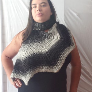 Crochet Dragon Scarf/ Cowl