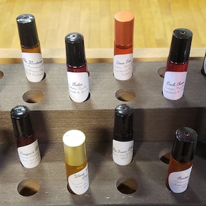 10 ml Perfume Rollers with Herbs and Quartz