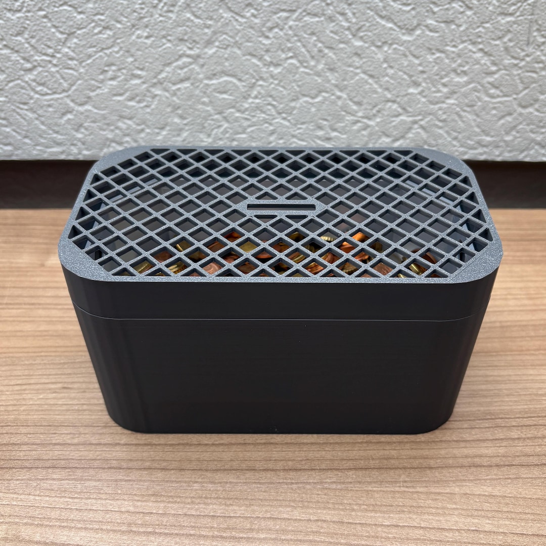 Große Spardose für Münzen und Scheine / Viele Farben / 3D Druck