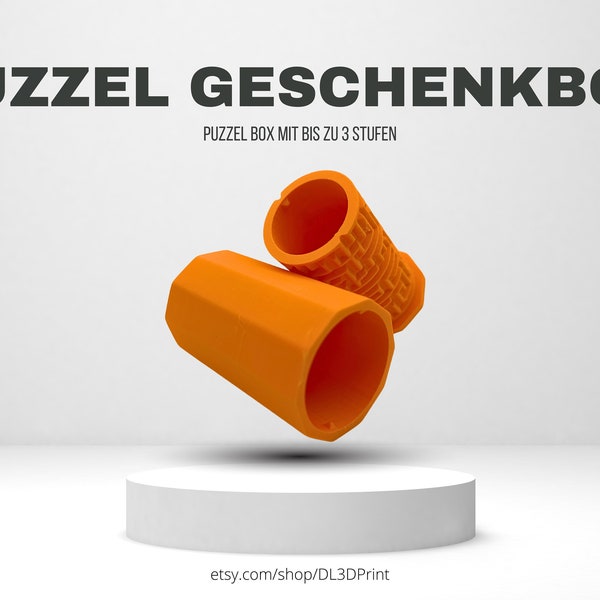 Puzzlebox / Geschenkbox / Labyrinth puzzle  (3D Druck)
