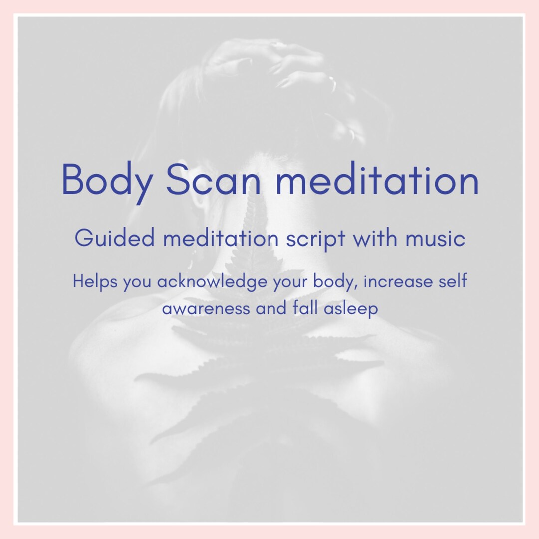Body Guided Meditation Scripts Stress Management Pain - Etsy