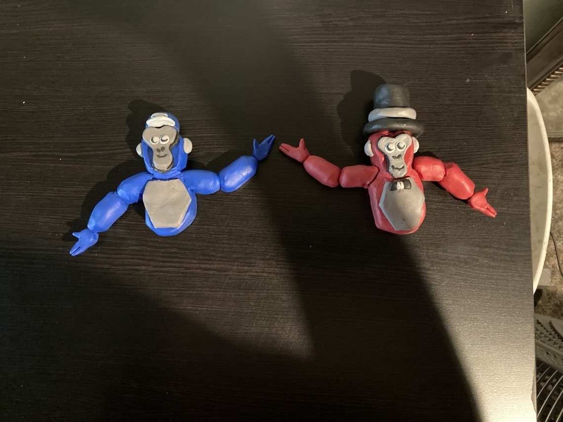 Custom Made Gorilla Tag Clay Figurine Send Me Your Monkey Pics Etsy