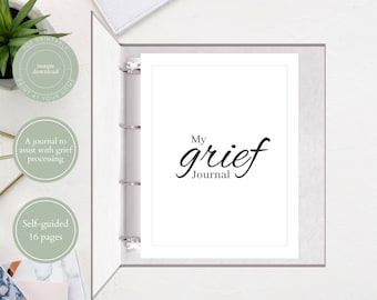 Grief Journal | Grieving Workbook | Grief Processing Guide | Healthy Grief