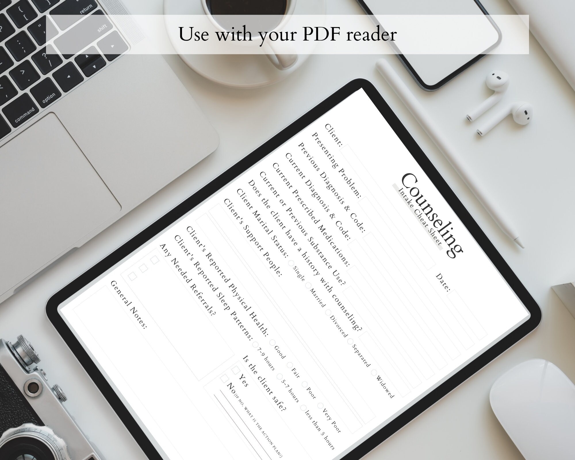 Intake Note | Progress Note | Counseling Cheat Sheet | Client Note ...