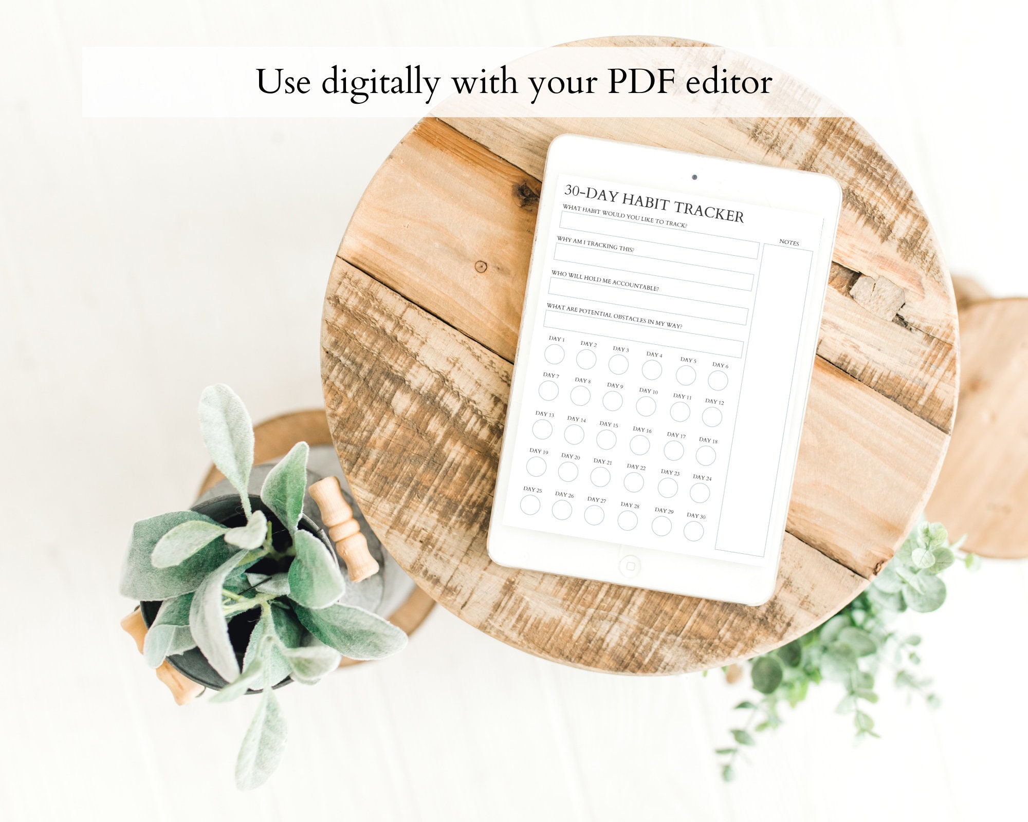Habit Tracker Printable | Therapy Worksheet | Habit Journal | Monthly Daily Habit Tracker ...
