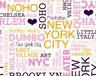 Arte da palavra da cidade de Nova York
