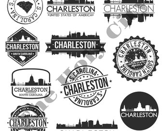 Charleston logos print