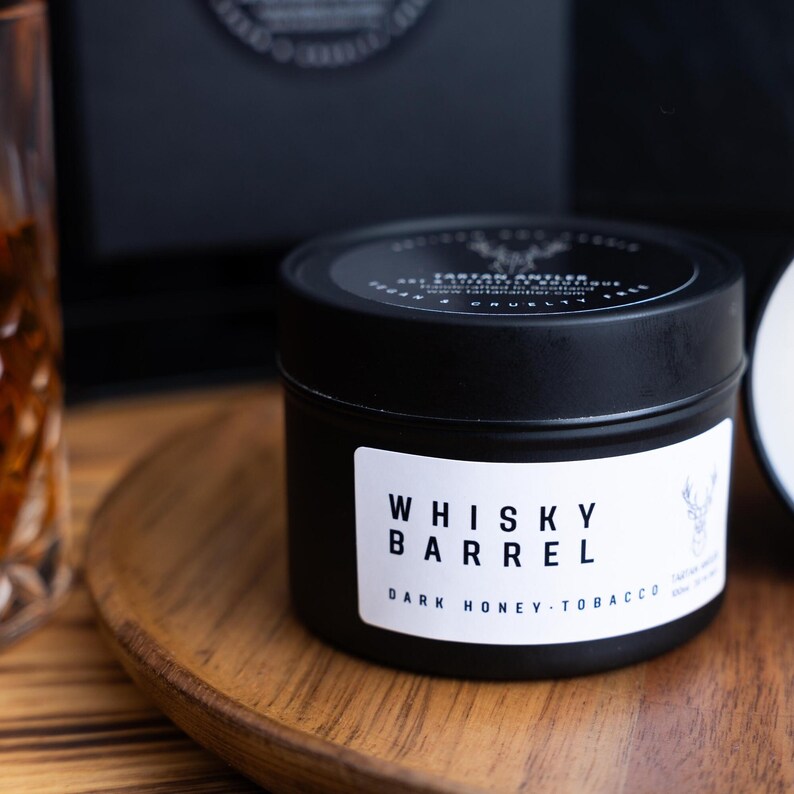 WHISKY BARREL Soy Candle - Thumbnail 4
