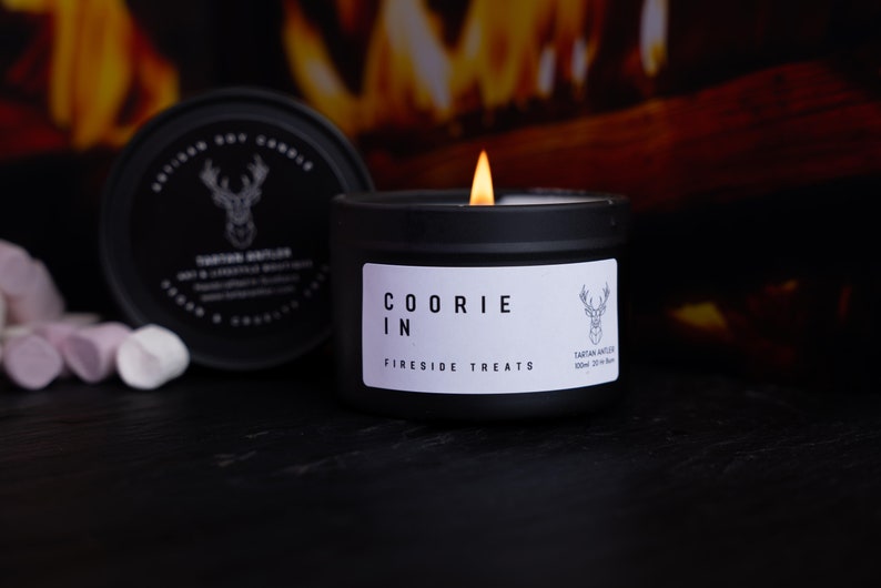 COORIE IN Candle Scottish Candle Soy Candle Scottish Gifts Luxury