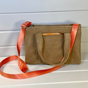 Corduroy Crossbody Bag