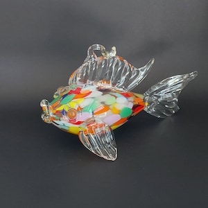Vintage Murano Handmade Glass Fish, Italy, 1960s