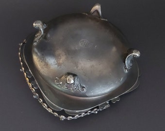 Antique Simpson Hall Miller & Co. Quadruple Silver Plated, Dish