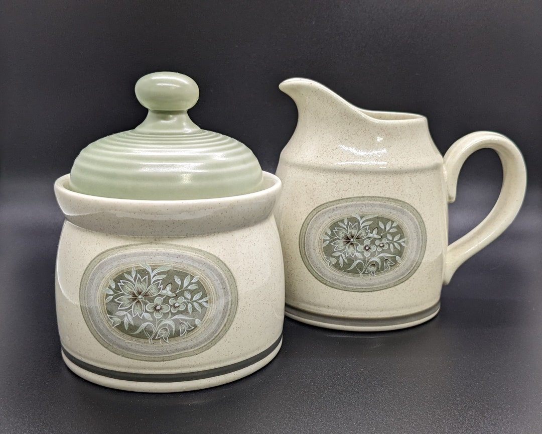 Royal Doulton, Lambethware, Earthflower, Made in England, Sugar