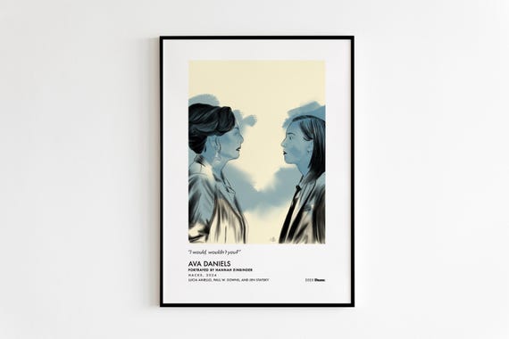 Ava and Deborah Hacks Quote Poster | HBO Max TV Show Print | Feminist Comedy Fan Gift | Living Room Office Decor