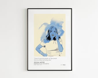 Veep Quote Poster | Julia Louis-Dreyfus TV Show Print | Selina Meyer | HBO Comedy Fan Gift | Feminist Wall Art