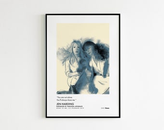 Dead to Me Quote Poster | Christina Applegate Netflix Print | Dark Comedy TV Fan Gift | Feminist Wall Art