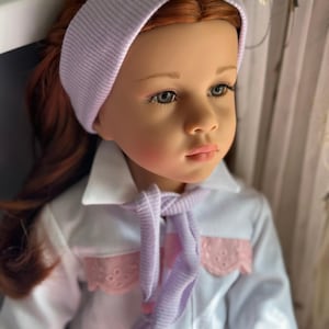 Headband and scarf for dolls Gotz Happy Kidz, Zwergnase junior, Meadow BB doll, AG, Kids and Cats, 18-20&quot;