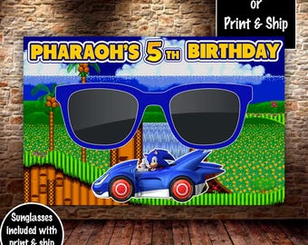Gafas de sol de Sonic, recuerdo de fiesta de Sonic, fiesta de cumpleaños de Sonic, cumpleaños de jugador, recuerdo de fiesta de jugador, recuerdo de fiesta de cumpleaños de jugador, fiesta de Sonic