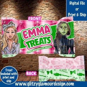 Wicked treat, Wicked party favor, Wicked birthday party, Oz party favor, Pink and green party favor, Oz birthday, Team Glinda, Team Elphaba