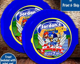 Chicle de Sonic, recuerdo de fiesta de Sonic, fiesta de cumpleaños de Sonic, cumpleaños de jugador, recuerdo de fiesta de jugador, recuerdo de fiesta de cumpleaños de jugador, fiesta de Sonic