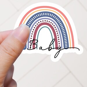 Rainbow Baby Sticker Waterproof Sticker High Quality Sticker Tumbler Mug Laptop