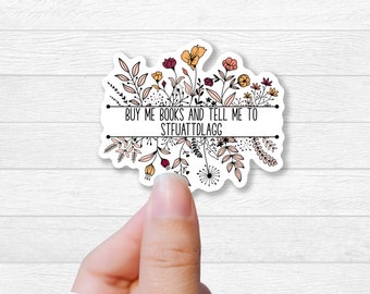 STFUATTDLAGG Glossy Sticker: Spicy Romance Booktok