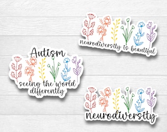 Autism Neurodiversity Sticker | Waterproof Vinyl Laptop Decal