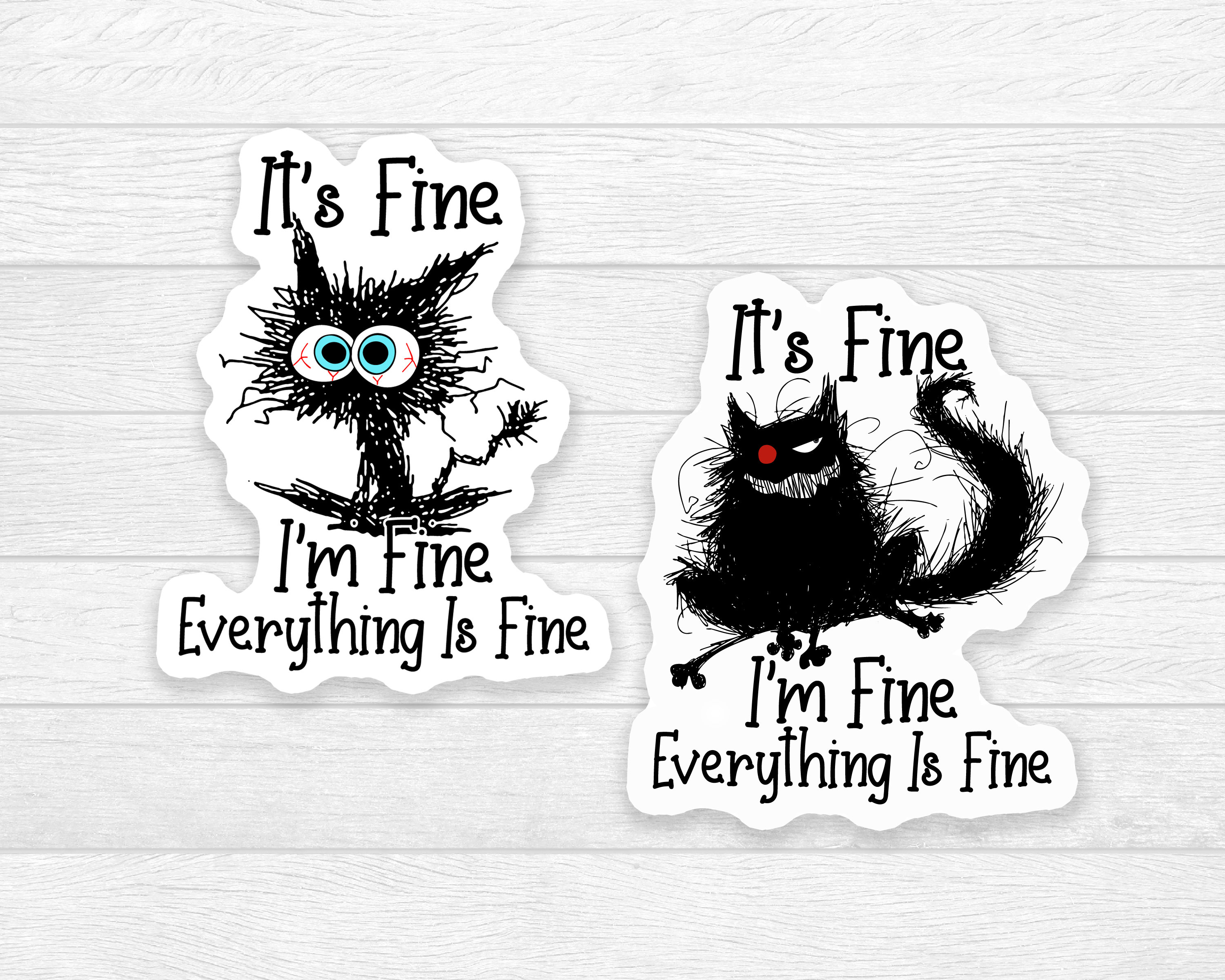 I'm fine, Dictionary Definition Sticker for Sale by ED-TDesigns